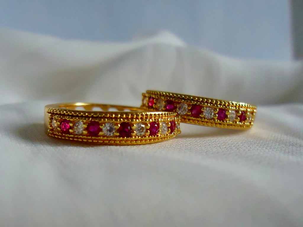 Crimson Orbit Hoops