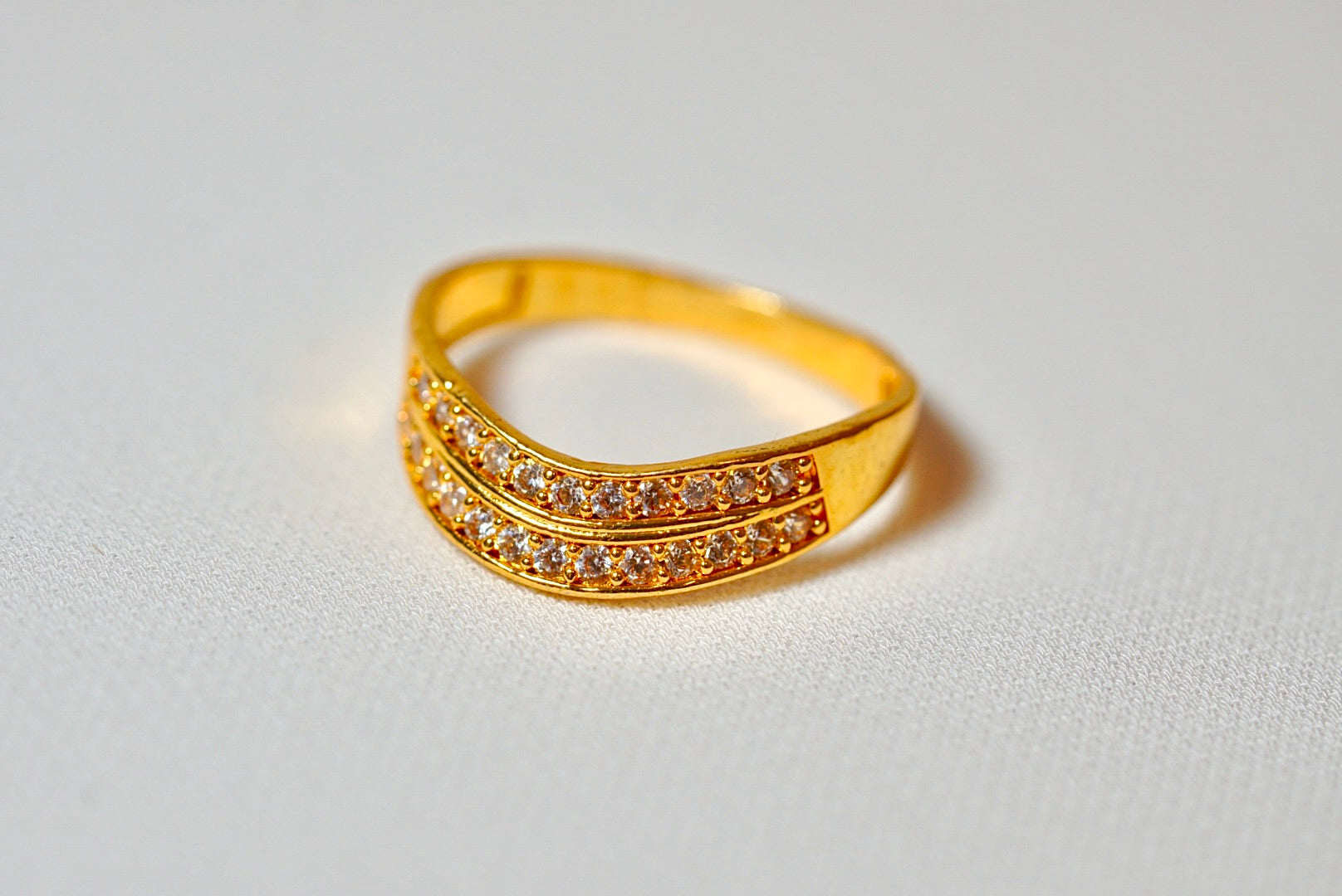 Double Crescent Ring