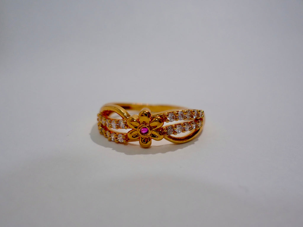 Floral Ruby Ring
