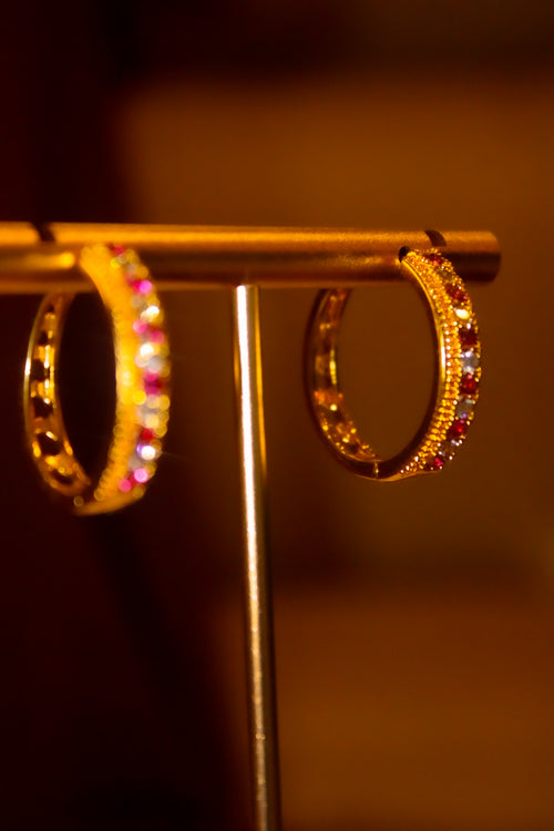 Crimson Orbit Hoops
