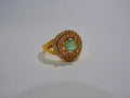Jade Halo Ring