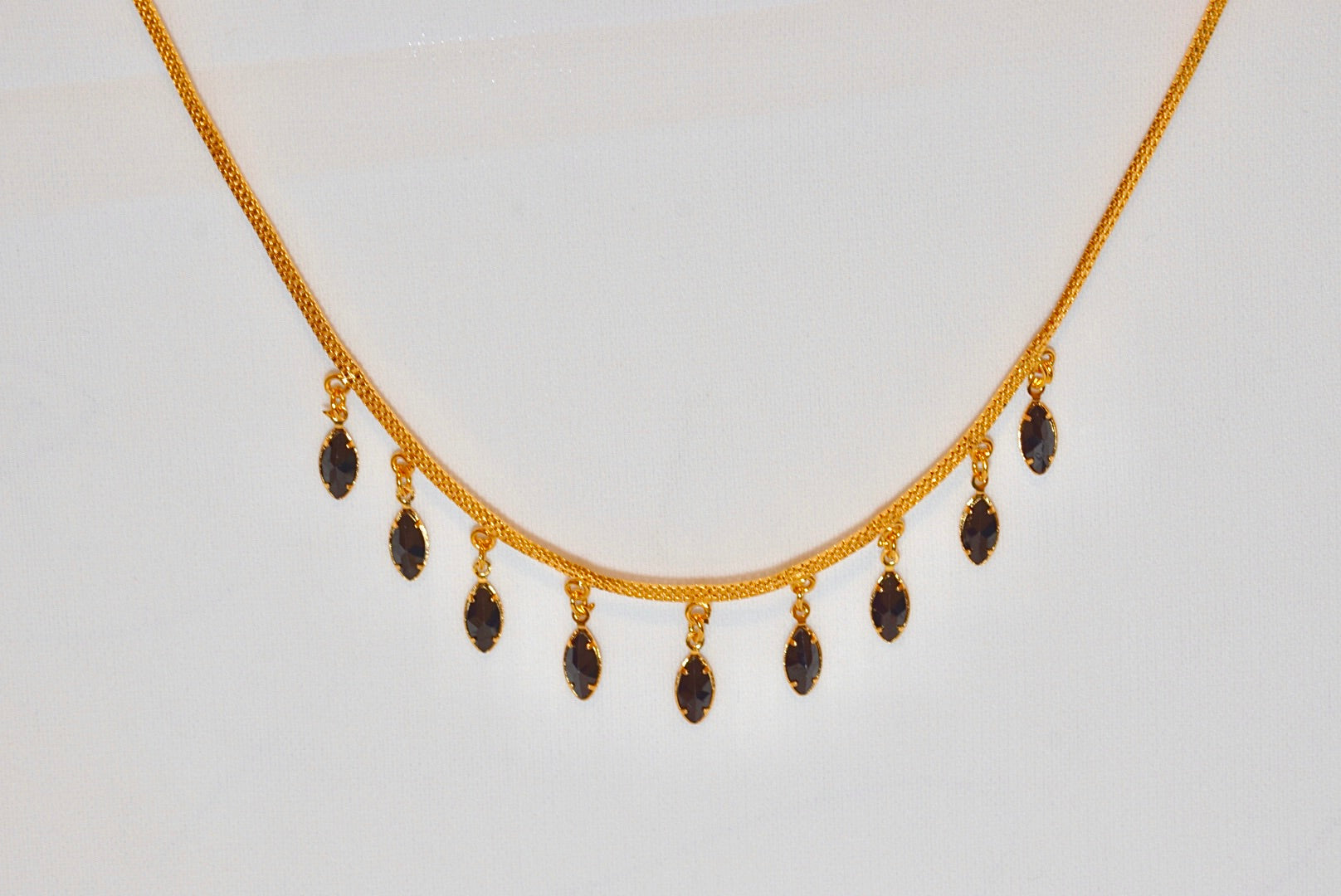 Midnight Drops Necklace