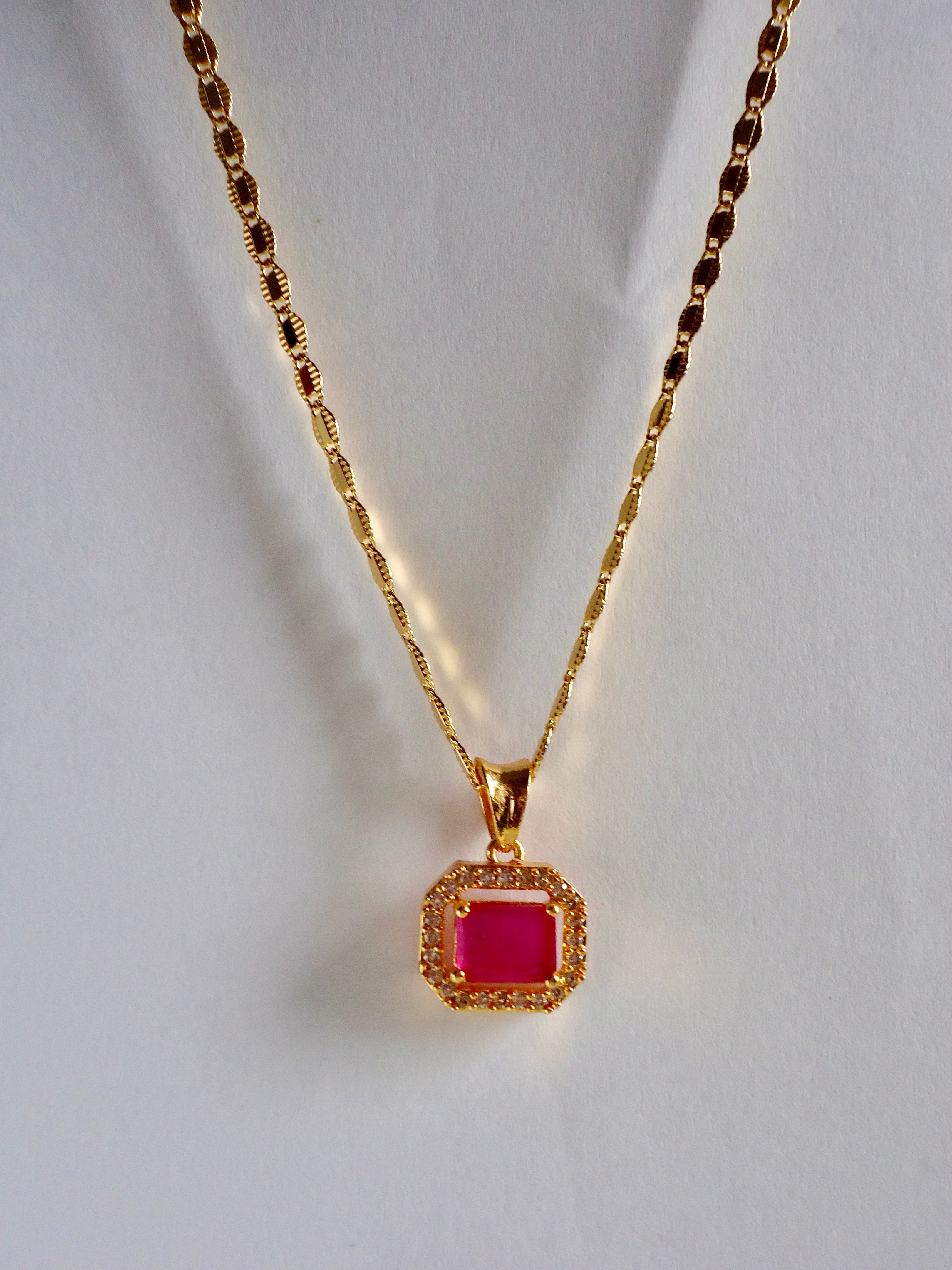 Ruby Glow Necklace