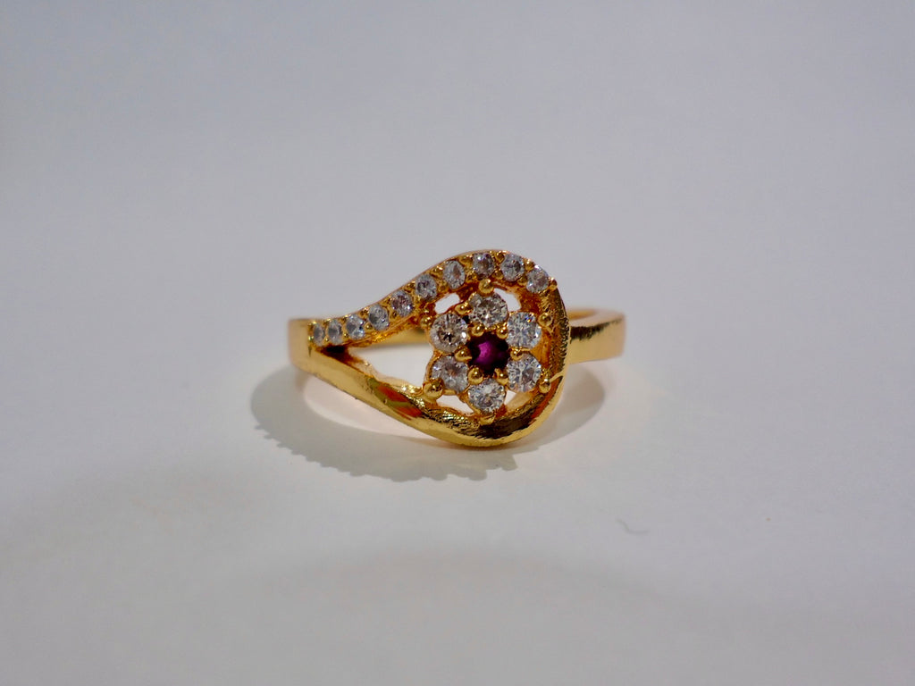 Ruby Tear Ring
