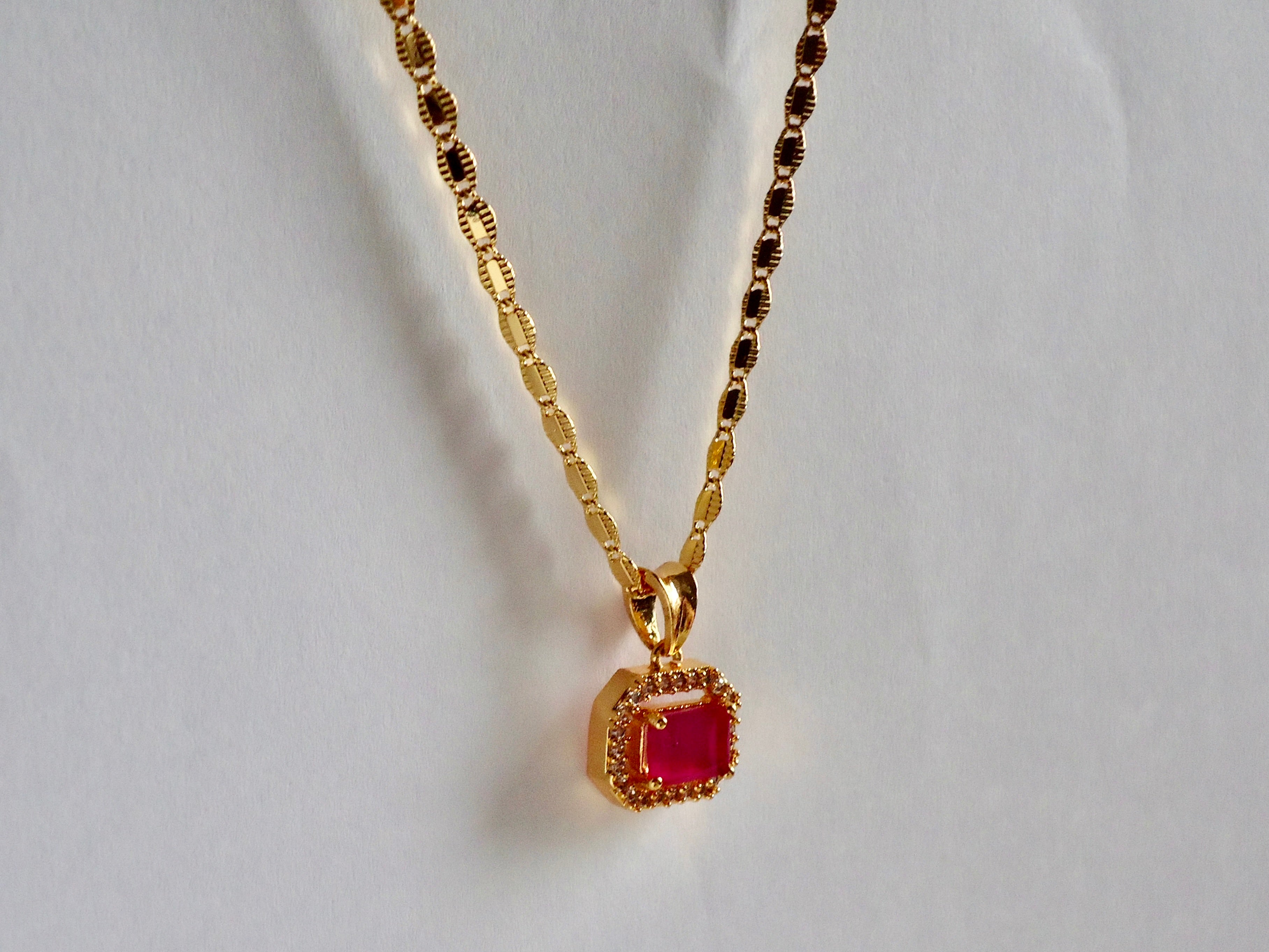Ruby Glow Necklace
