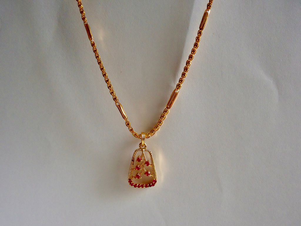 Ruby Vines Necklace