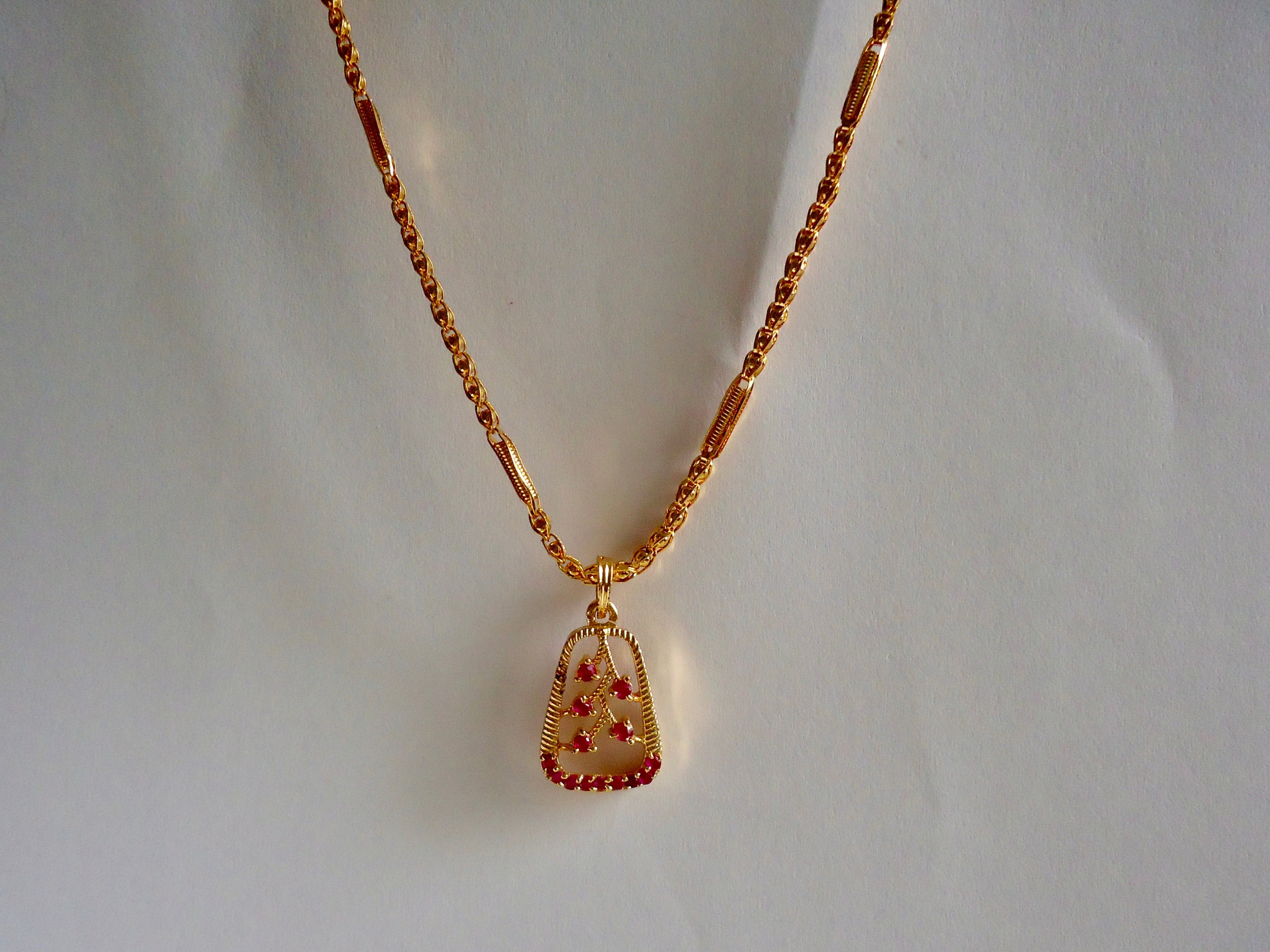 Ruby Vines Necklace