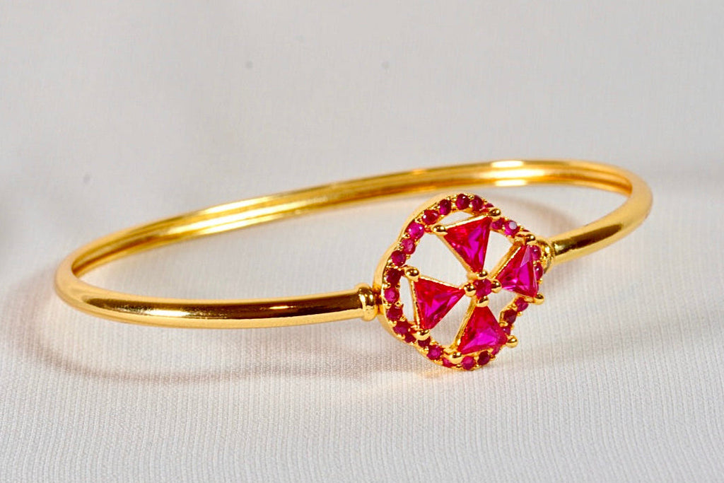Rumi Rouge Cuff Bracelet