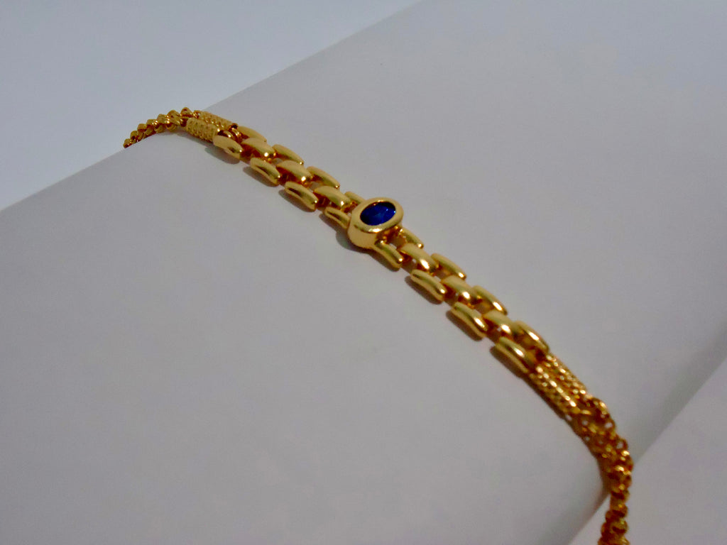 Sapphire Glow Bracelet